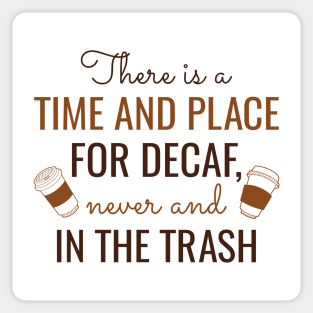 Decaf Coffee Sticker